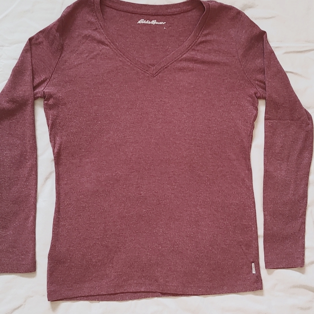 'Favorite' Long Sleeve V-Neck T-Shirt